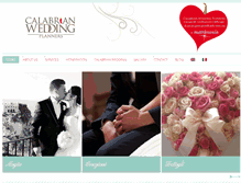 Tablet Screenshot of calabrianweddingplanners.com